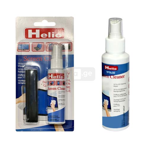 HELIO monitor cleaning spray 60ml + polishing cloth